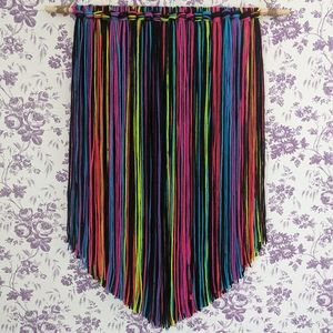 Handmade yarn wall decor